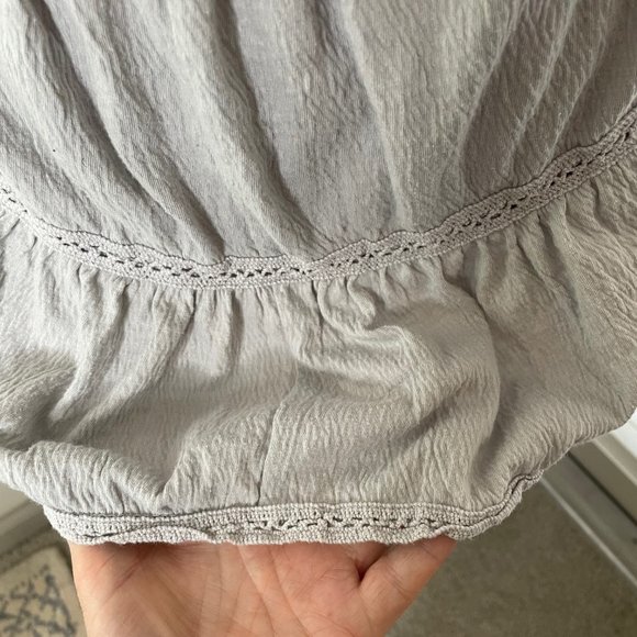 Meadow Rue Boho Ruffle Layer Embroidered Blouse - Picture 4 of 9